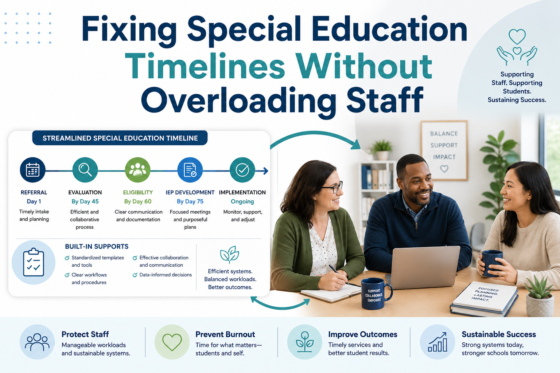 [ELM#1133] Fixing Special Education Timelines Without Overloading Staff